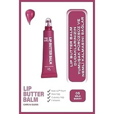 Nacario Lip Butter Balm No: 05 Wild Berry - Nemlendirici Parlatıcı Dudak Balmı