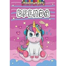 Nacario Independently Published Brenda: Livre De Coloriage Personnalisé Pour Brenda | Licorne | Cadeau D'an