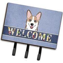 Nacario Caroline's Treasures 's BB1439TH68 Corgi, Welcome Leine Oder Schlüsselhalter, Groß, Multicolor