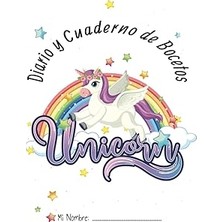 Nacario Independently Published Diario Y Cuaderno De Bocetos Con Unicornios Niñas- Tamaño De Composici