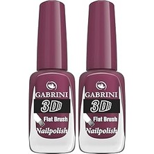 Nacario Gabrini 3D Nail Polish 12 1 Paket (1 x 1 Adet) 2li Paket