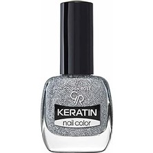 Nacario Keratin Nail Color Glitter No: 401 - Keratin Içerikli Parlak Oje
