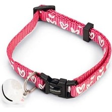 Nacario Beeztees Boyun Tasması, Zilli, Pembe, 20-30CM