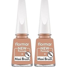 Nacario Klasik Parlak Bitişli Yüksek Pigmentli Oje Nail Enamel 472 Caramel Latte New (2 Paketi)