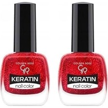 Nacario Keratin Nail Color Glitter NO:415 - Oje (2 Paketi)