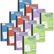 Nacario Mead Primary Journal, 12'li Paket, Yarım Sayfa Çizgili Yaratıcı Hikaye Tablet, K-2 Sınıfları, 7 1/2