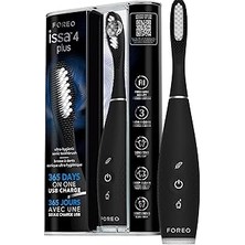 Nacario Foreo Issa 4 Sonik Elektrikli Fırçası – 4'ü 1 Arada Yapay Zekâ Destekli Şarjlı Set, Yumuşa