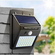 Nacario Güneş Enerjili Solar Lamba 20 Li Sensörlü Duvar Tipi Su Geçirmez Sokak Bahçe Lambası