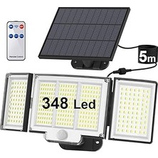 Nacario Greentech 348 Ledli, Güneş Enerjili, Hareket Sensörlü, 3 Taraflı AYDINLATMA/GT-SL30