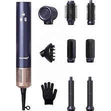 Nacario 8ın1 Multi-Styler Hava Üflemeli Saç Şekillendirici Kurutma Seti Iyonizer Teknoloji