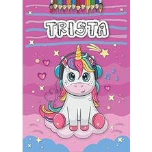 Nacario Trista: Personalized Coloring Book For Trista | Theme: Unicorn | Birthday Gift For Girl, Daughter .