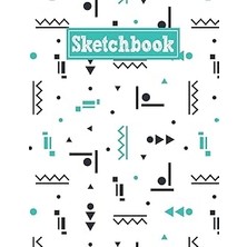 Nacario Sketchbook: 8.5 x 11 Notebook For Creative Drawing And Sketching Activities With Geometric Shapes T