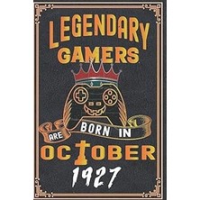 Nacario Independently Published Legendary Gamers Are Born In October 1927: 95 Th Birthday Gifts For Women N
