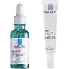 Nacario La Roche Posay Effaclar Concentrate 30ML + Redermic C Riche Eye Cream 15ML Set