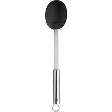 Nacario Profi Servis Kaşığı, Plastik Laffe, 32 Cm, Cromargan Paslanmaz Çelik, Kısmen Mat, Plastik,