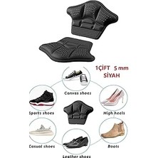 Nacario Bunyon 5 mm Unisex Ortopedik Spor Ayakkabı Topuk Vurma Önleyici Daraltma Kumaş Topuk Koruyucu Yastı
