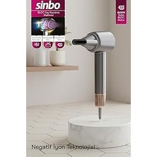 Nacario Sinbo SHD-1737 Bldc Saç Kurutma Makinesi Koyu Gri – 1500W, Negatif Iyon Teknolojisi