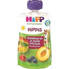 Nacario Hipp Organik Orman Meyveli Şeftalili Elma Püresi 100 gr