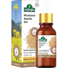 Nacario Arifoğlu Hardal Yağı 20ML | Doğal Formülü ile Cildinizi Besler Rahatlatır. Mineral Aç