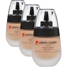 Nacario Aqua Wow Mineralli Su Bazlı Fondöten Tawny Beige With Warm Neutral (30 Ml) (3 Paketi)