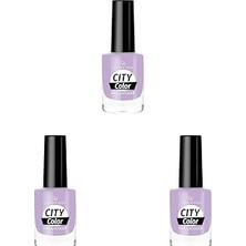 Nacario City Color Nail Lacquer NO:124 - Oje 3lü Paket