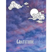 Nacario Independently Published Gratitude Journal - Coloring Book: Sunset Cloud Sleeping Cat Cover Large Pr