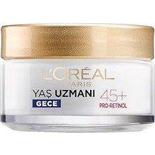 Nacario L'oreal Paris Yaş Uzmanı 45+ Kırışıklık Karşıtı Sıkılaştırıcı Gece Kremi