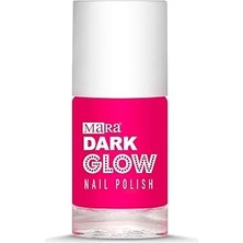 Nacario Mara Kozmetik Dark Glow Karanlıkta Parlayan Oje Pink 1 Adet (1 x 250 G), Pembe