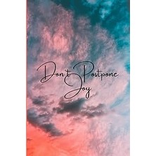 Nacario Don't Postpone Joy: Gratitude Journal With Writing Prompts