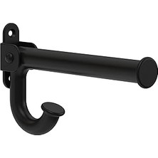 Nacario Franklin Brass Askı - Mat Siyah Oval
