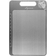 Nacario Özel Tasarımlı 304 Paslanmaz Çelik Kesme Tahtası1,5 mm Kalınlık, 23 x 34 cm Yıkanabilir, Gıda Temas