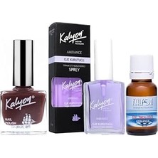 Nacario Kalyon Oje 306 + Oje Kurutucu Sprey 17 ml + Oje Çözücü