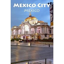 Nacario To Is To Live, Next Stop: Mexico City: A Blank Sketchbook For Artists, Drawing, Doodling, Wr