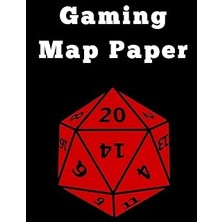 Nacario Map Paper: 1 Inch Hexagonal Grid Paper Large Hexagons: 8.5" x 11" Graph Paper Notebook 1 Inc