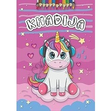 Nacario Khadija: Livre De Coloriage Personnalisé Pour Khadija | Licorne | Cadeau D'anniversaire Pour Fille