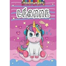 Nacario Léanne: Livre De Coloriage Personnalisé Pour Léanne | Licorne | Cadeau D'anniversaire Pour Fille ..