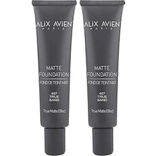 Nacario Alix Avien Uzun Süre Kalıcı Doğal Mat Bitişli E Vitamini Içeren Mat Fondöten - Matte Foundation 407