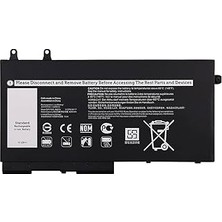 Nacario Latitude 5411 Batarya Pil - 3 Cell