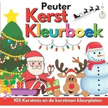 Nacario Peuter Kerst Kleurboek. Kerstmis De Kerstman Kleurplaten: 105 Eenvoudige Tekeningen Voor Kindere
