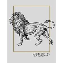Nacario Sketchbook: African Wildlife Sketch, Large 8.5" x 11", 110 Pages, Perfect For Everyone, Crayons, Pe