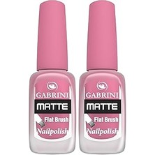 Nacario Gabrini Matte Nail Polish M22 1 Paket (1 x 1 Adet) 2li Paket