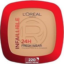 Nacario L'oreal Paris Infaillible 24H Fresh Wear Pudra Fondöten 220 Sand