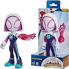 Nacario Spidey And His Amazing Friends Süper Büyük 22,5 cm Ghost-Spider Aksiyon Figürü, 3 Yaşından B