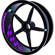 Nacario Gp Flag Damalı Iç Jant Şeridi Sticker Reflektif, Floresan, Özel Renkler Çınar Extreme