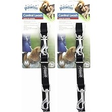 Nacario Pawise Dog Comp.control L (2.5CMX72") Tasma Siyah (2 Paketi)