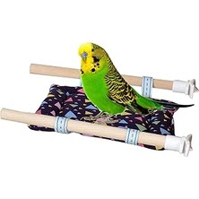 Nacario X-Perk Kuş Yatağı Yumuşak Dokulu Kumaş Kuşlar Için Yatak Kuş Yatak 11 cm Boy 11 cm