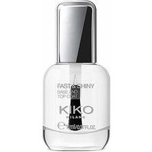 Nacario Kiko Milano Oje - Fast & Shiny Base And Top Coat. 01