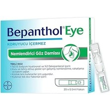 Nacario Bepantholeye Nemlendirici Göz Tekli Doz 20X0.5ML