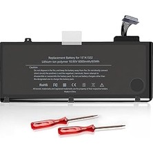 Nacario A1322 A1278 Batarya Macbook 13 Inç Için [2012 2010 2009 Başı 2011 Sonu 2011 Sürümü] MB990