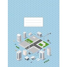 Nacario Isometric Graph Notebook - 3D Grid Paper: Large Size 8.5X11 | 110 Pages | Cover Book | For Tec